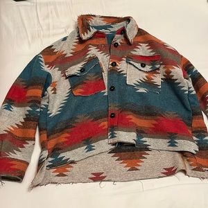 Aztec jacket . Size medium.